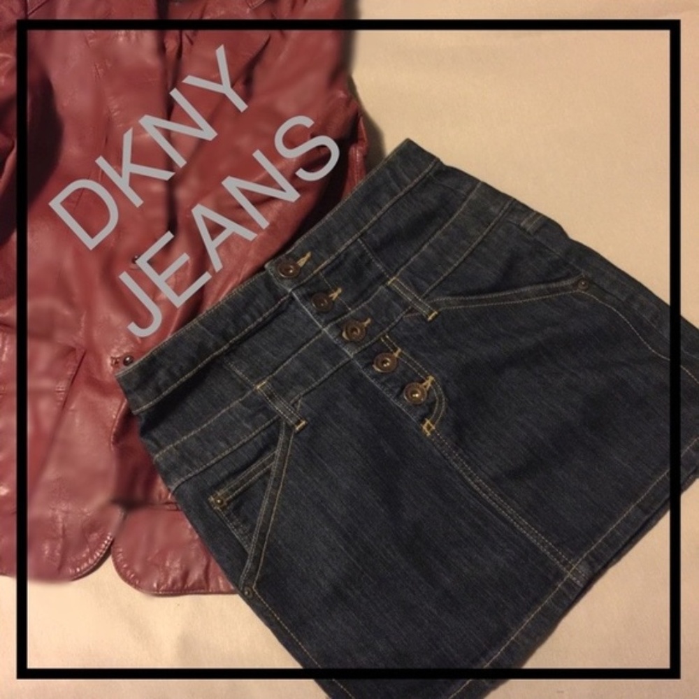 DKNY Jean Skirt